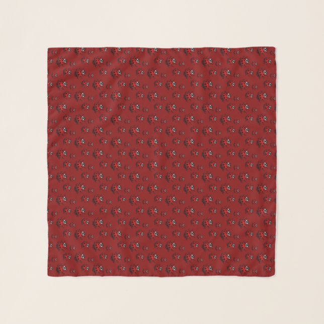 Ladybug Scarf Cute Ladybird Ladybug Art Scarves (Front)
