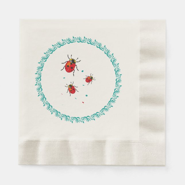 LadyBug Serie - Paper Napkins (Front)