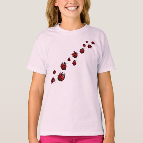 Ladybug Shirt Girls Baseball Jersey Ladybug Shirt