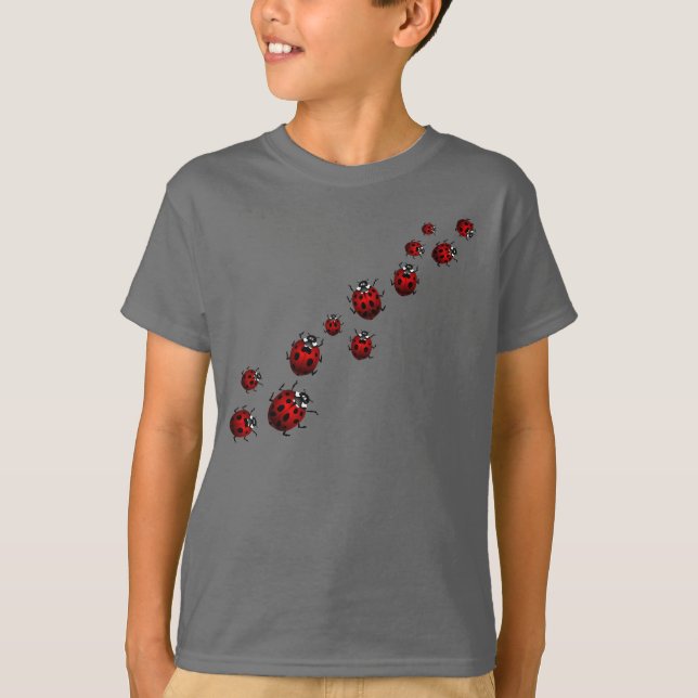 Ladybug Shirt Kid's T-Shirt  Ladybird Shirt (Front)