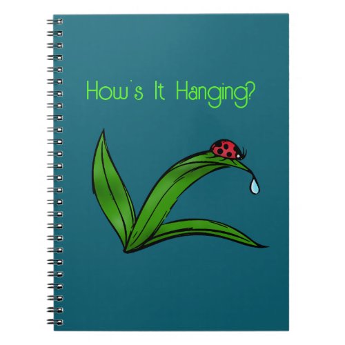 Ladybug Spiral Photo Notebook