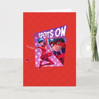 Ladybug | Spots On Purple Graphic Card