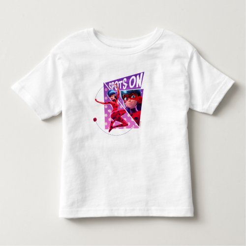 Ladybug  Spots On Purple Graphic Toddler T_shirt
