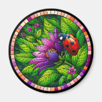 Ladybug Stained Glass