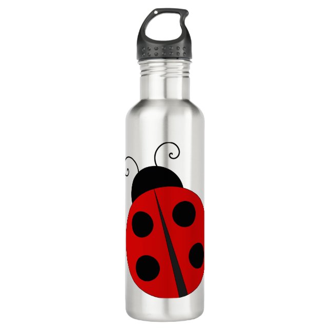 Ladybug Stainless Steel Water Bottle (Front)