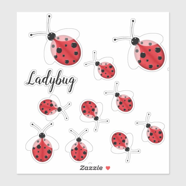 Ladybug Sticker (Sheet)