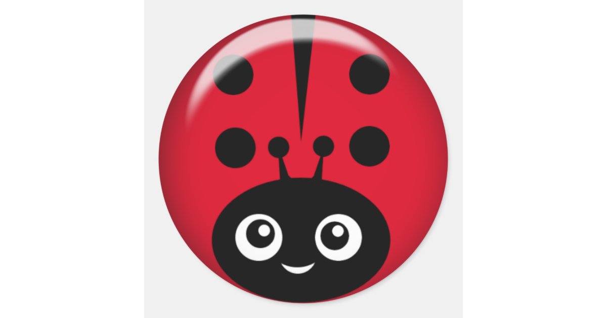 Cute and Happy Bug Stickers, Kawaii Bugs Sticker