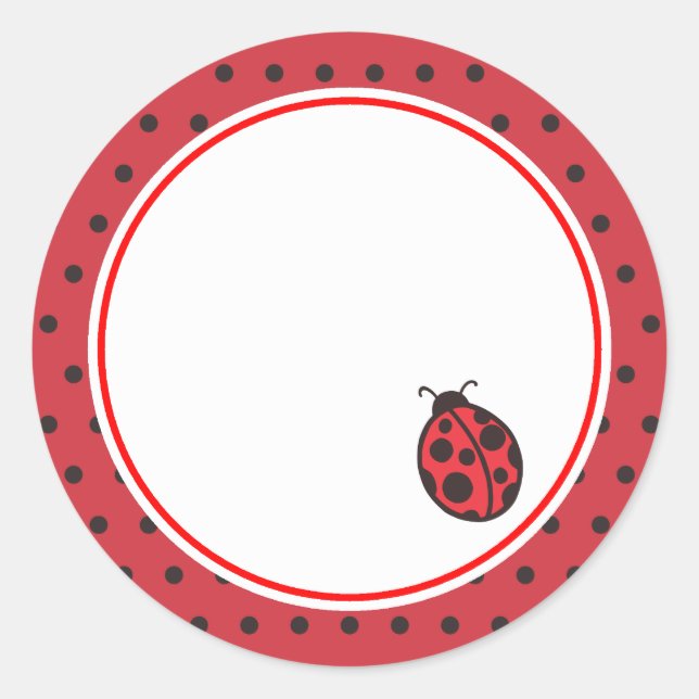 Ladybug Stickers (Front)