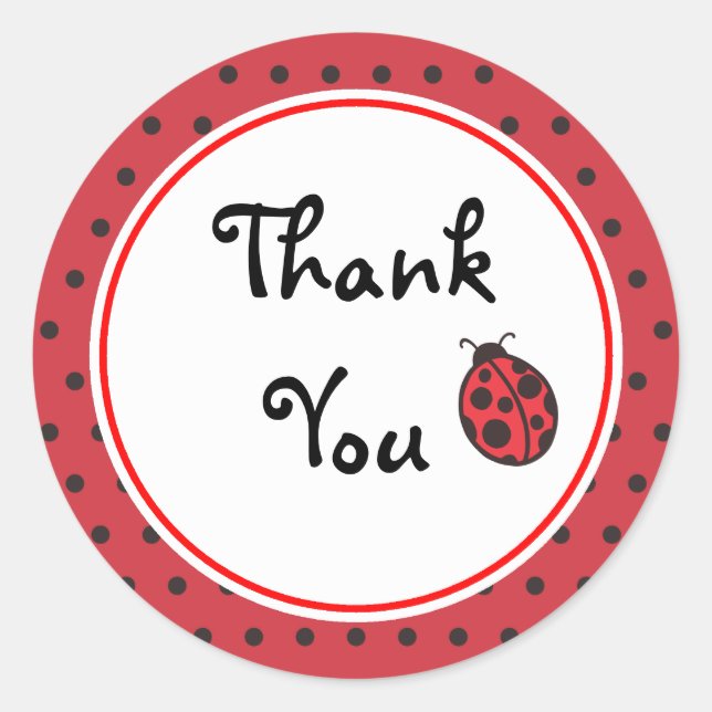 Ladybug Stickers (Front)