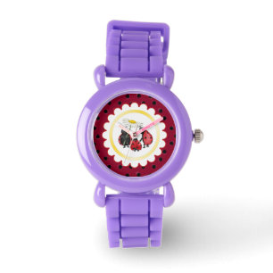 Ladybug Stroll Glitter Watch