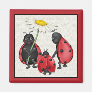 Ladybug Stroll Magnet