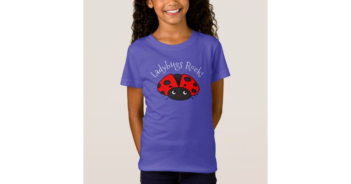 Ladybug Tshirts Gifts for Girls Zazzle
