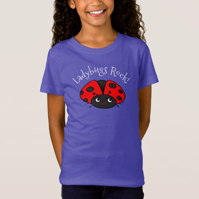 Ladybug T-shirts | Gifts for Girls (Front)