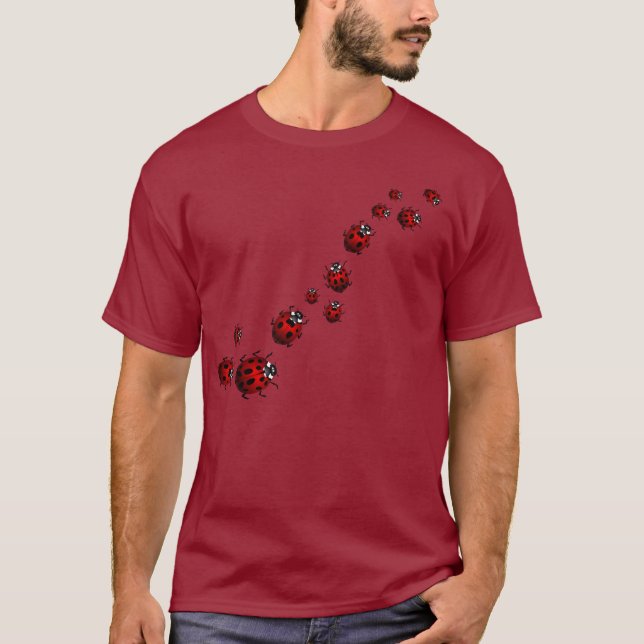 Ladybug T-shirts Ladybug Unisex Shirts (Front)