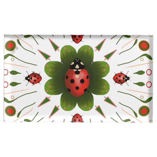 Ladybug Table Card Holder (Front)