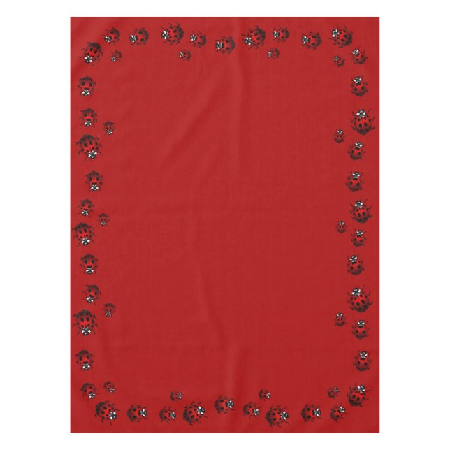 Ladybug Tablecloth Ladybug Ladybird Art Tablecloth (Front)