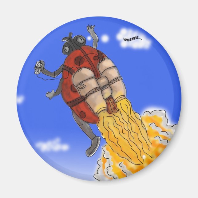 Ladybug Takes off Magnet (Front)