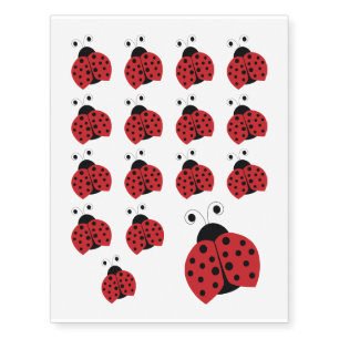 Ladybug Temporary Tattoos