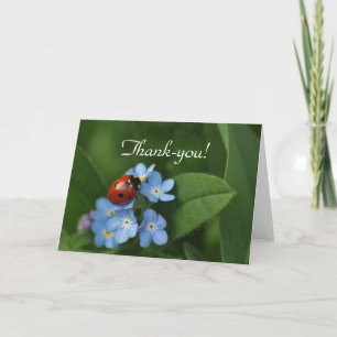 Ladybug Thank-You Letterpress Thank You Card