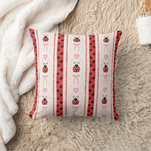 Ladybug Throw Pillow