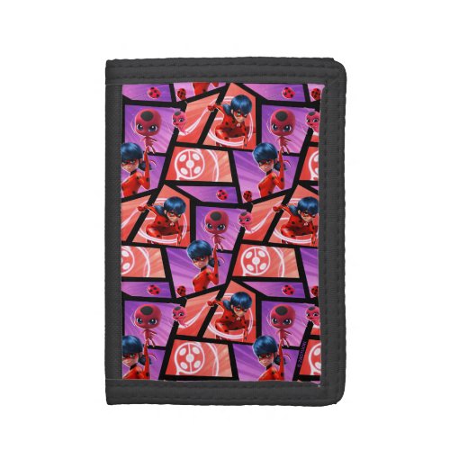 Ladybug  Tikki Pattern Trifold Wallet