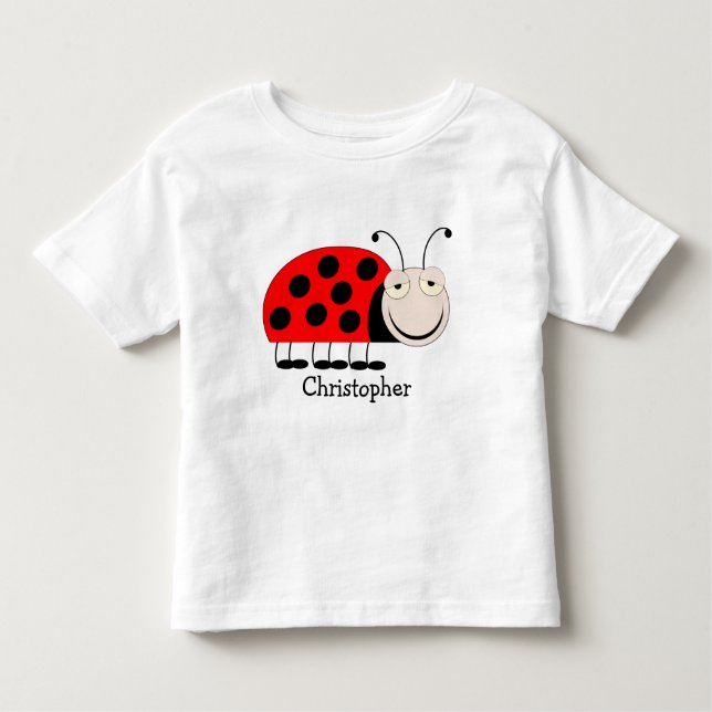 Ladybug Toddler Tee Shirt (Front)
