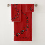 Ladybug Towel Sets Personalized Ladybug Towels at Zazzle