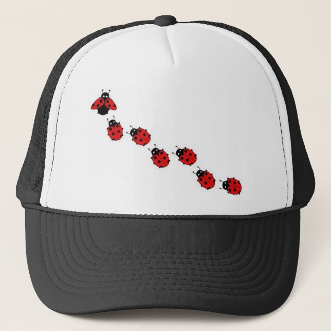 LADYBUG TRUCKER HAT (Front)