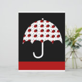 Ladybug Umbrella Design (Standing Front)