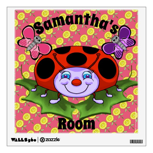Ladybug Wall Decal (Front)