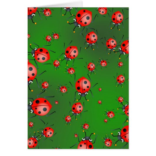 Ladybug Wallpaper Cards (Front)