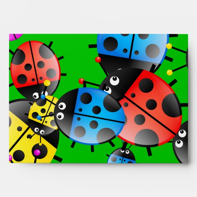 Ladybug Wallpaper Envelope (Front)