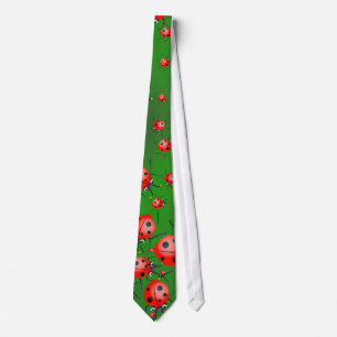 Ladybug Wallpaper Tie