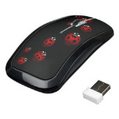 Ladybug Wireless Mouse Customized Ladybug Gifts (Angled)