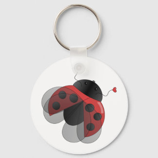 Ladybug with Open Wings Keychain