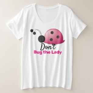 Ladybug -Women's Plus-Size Basic T-Shirt