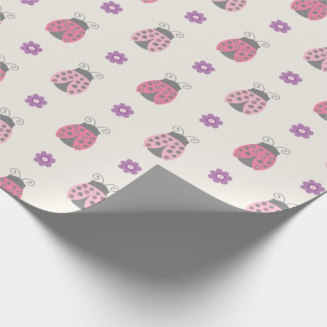 Ladybug Wrapping Paper (Corner)