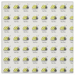 Ladybug Yellow Fabric