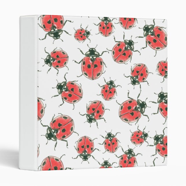 Ladybugs 3 Ring Binder (Front/Spine)