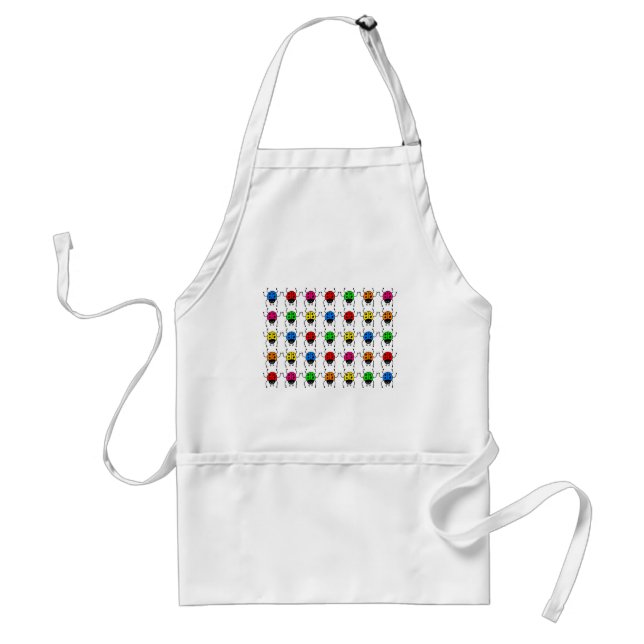 ladybugs adult apron (Front)