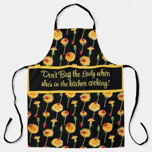 Ladybugs and Dandelions - Don't Bug The Lady Apron