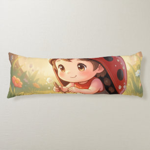 Ladybugs and the Hidden Nectar Kingdom Body Pillow