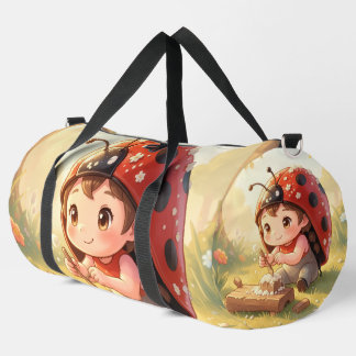Ladybugs and the Hidden Nectar Kingdom Duffle Bag