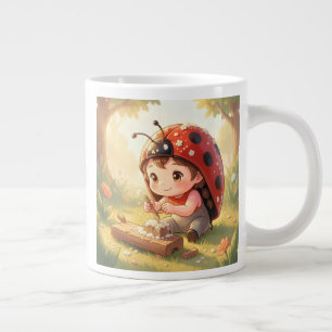 Ladybugs and the Hidden Nectar Kingdom Giant Coffee Mug