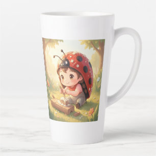 Ladybugs and the Hidden Nectar Kingdom Latte Mug