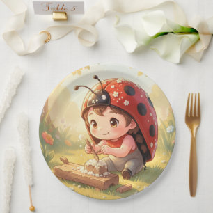 Ladybugs and the Hidden Nectar Kingdom Paper Plates