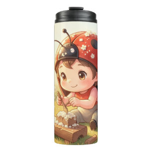 Ladybugs and the Hidden Nectar Kingdom Thermal Tumbler