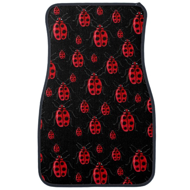 Ladybugs Art Car Floor Mat (Front)