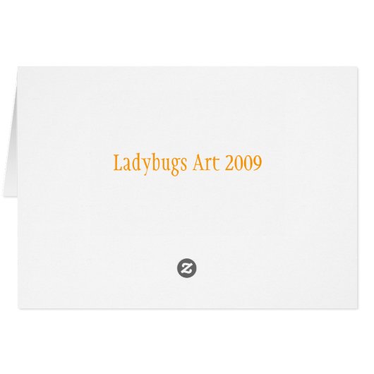 Ladybugs Art  "Halloween" (Back Horizontal)