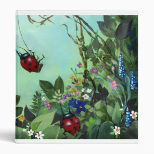 Ladybugs At Play Binder